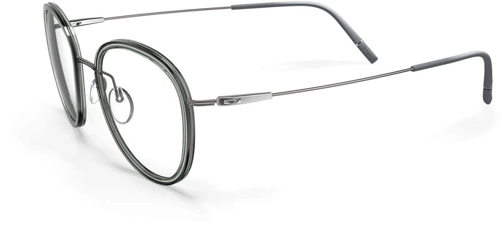 Silhouette Dynamics Colorwave Contour 5581 Eyeglasses - Ruthenium / Graphite - view 24